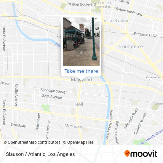 Mapa de Slauson / Atlantic