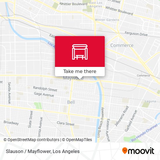 Slauson / Mayflower map