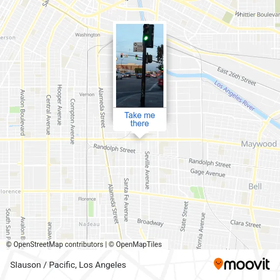 Slauson / Pacific map