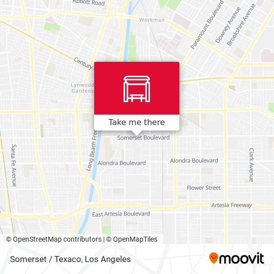 Mapa de Somerset / Texaco