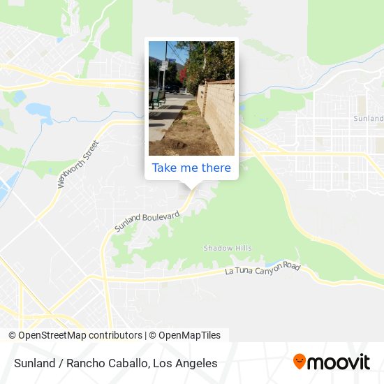 Sunland / Rancho Caballo map