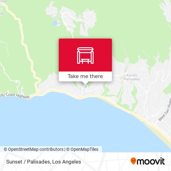 Sunset / Palisades map
