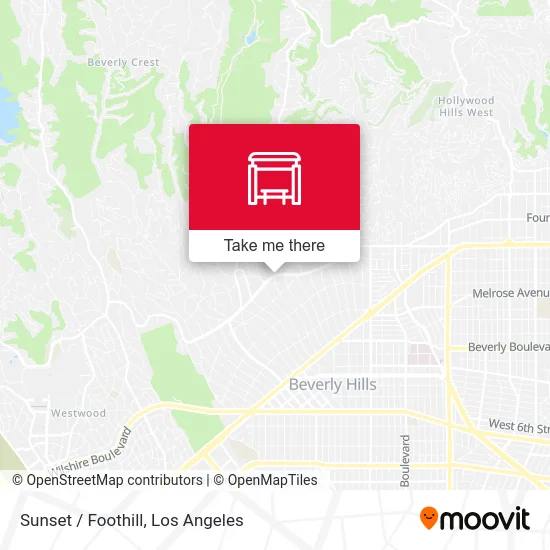 Sunset / Foothill map