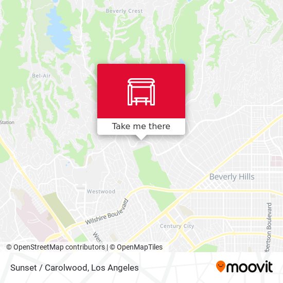 Mapa de Sunset / Carolwood