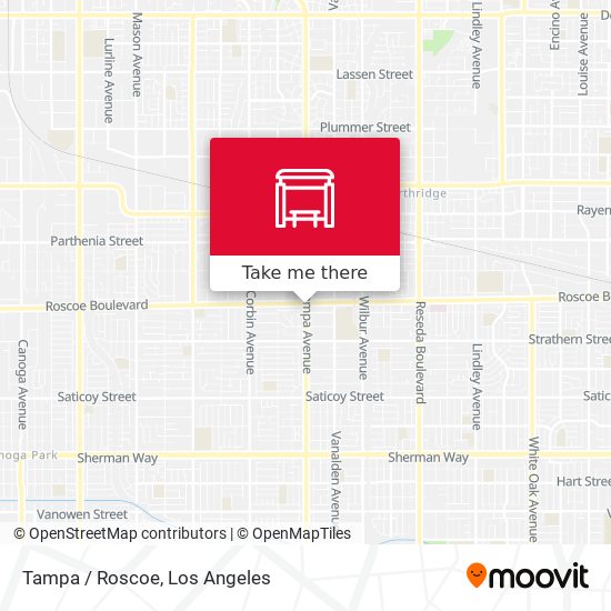 Mapa de Tampa / Roscoe