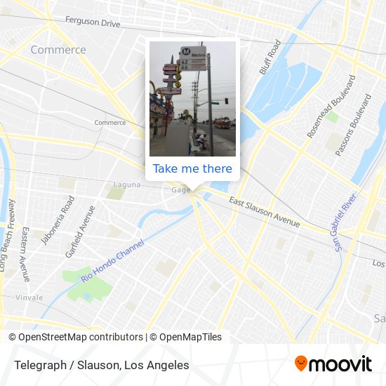 Mapa de Telegraph / Slauson