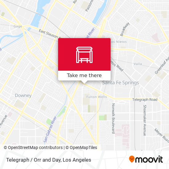 Mapa de Telegraph / Orr and Day