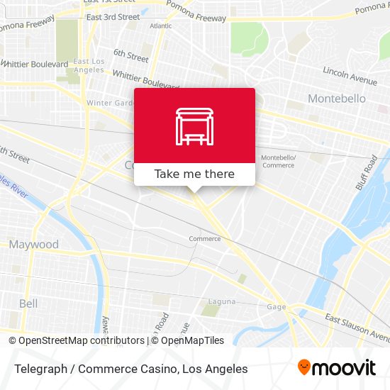Mapa de Telegraph / Commerce Casino