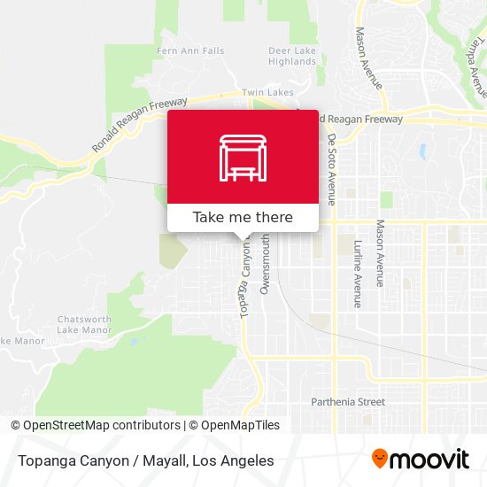 Mapa de Topanga Canyon / Mayall
