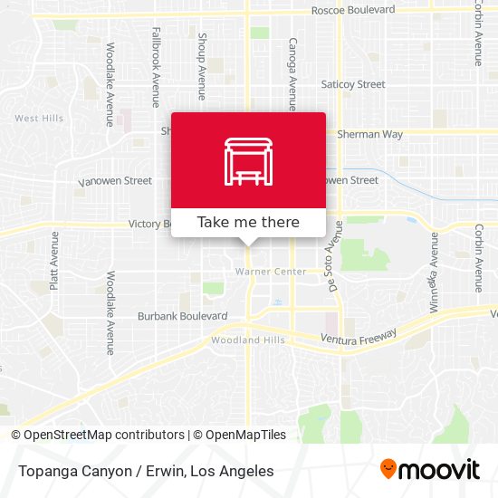 Topanga Canyon / Erwin map