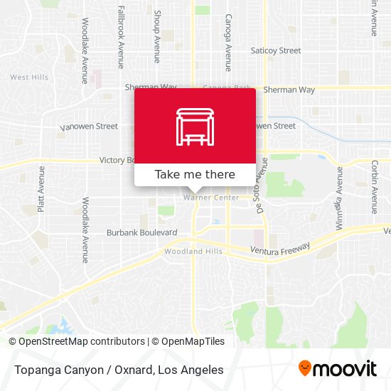 Mapa de Topanga Canyon / Oxnard