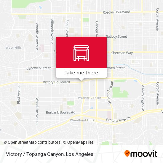 Mapa de Victory / Topanga Canyon