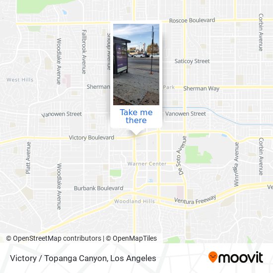 Mapa de Victory / Topanga Canyon