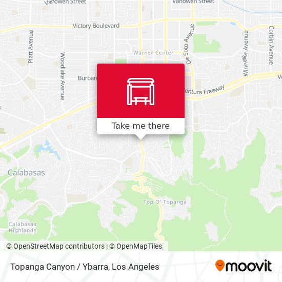 Topanga Canyon / Ybarra map