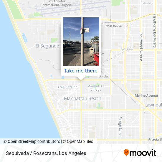 Sepulveda / Rosecrans map