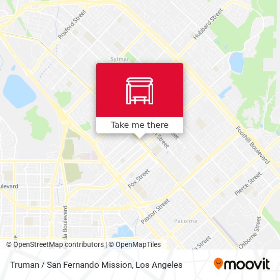 Truman / San Fernando Mission map