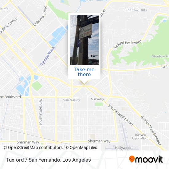 Tuxford / San Fernando map