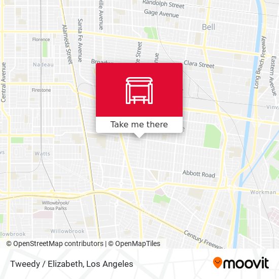 Mapa de Tweedy / Elizabeth