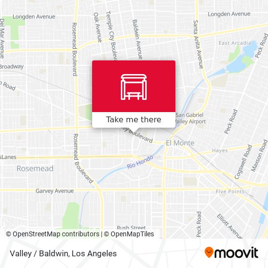 Valley / Baldwin map