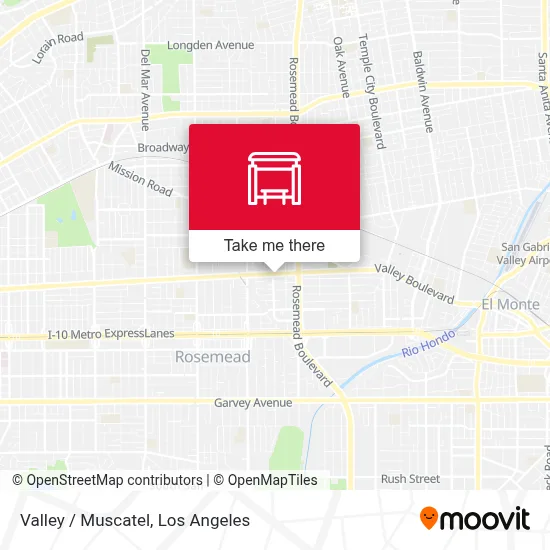 Valley / Muscatel map