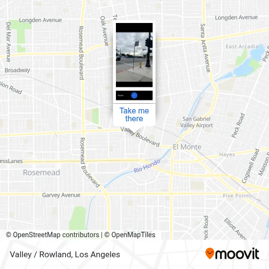 Valley / Rowland map