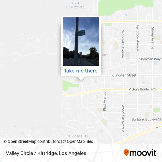 Valley Circle / Kittridge map