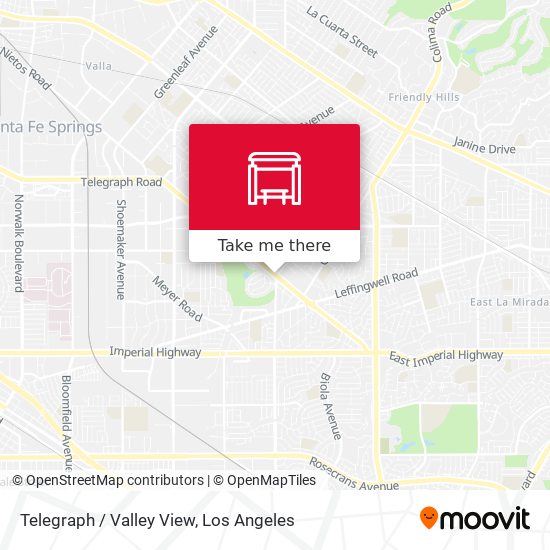 Telegraph / Valley View map