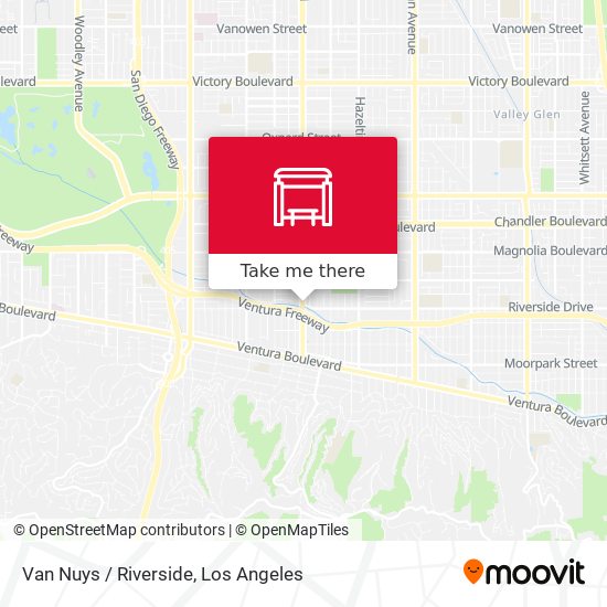 Van Nuys / Riverside map