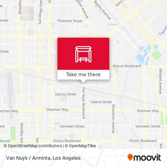 Mapa de Van Nuys / Arminta