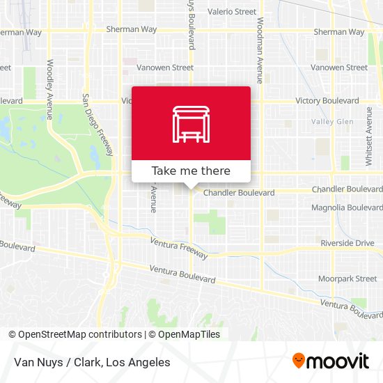 Van Nuys / Clark map