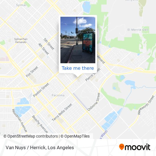 Mapa de Van Nuys / Herrick