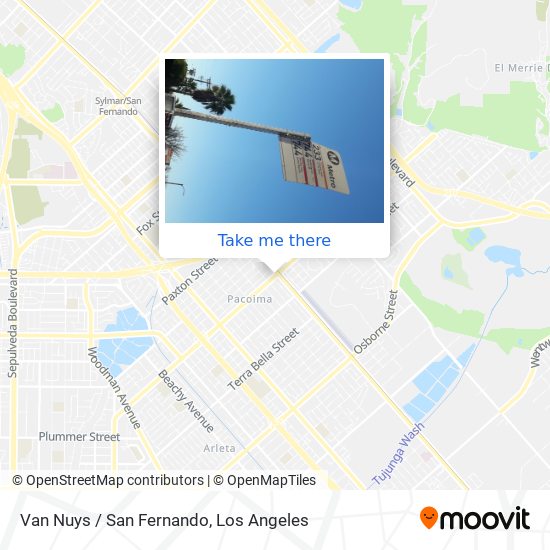 Mapa de Van Nuys / San Fernando