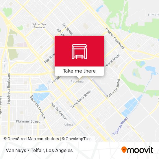 Van Nuys / Telfair map