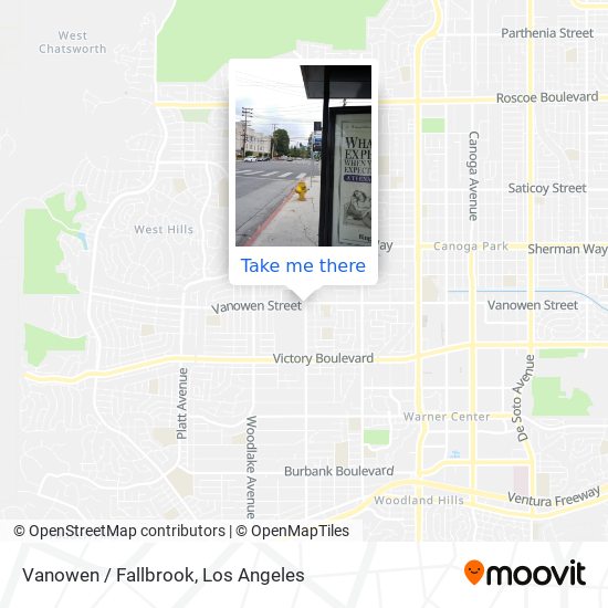 Mapa de Vanowen / Fallbrook