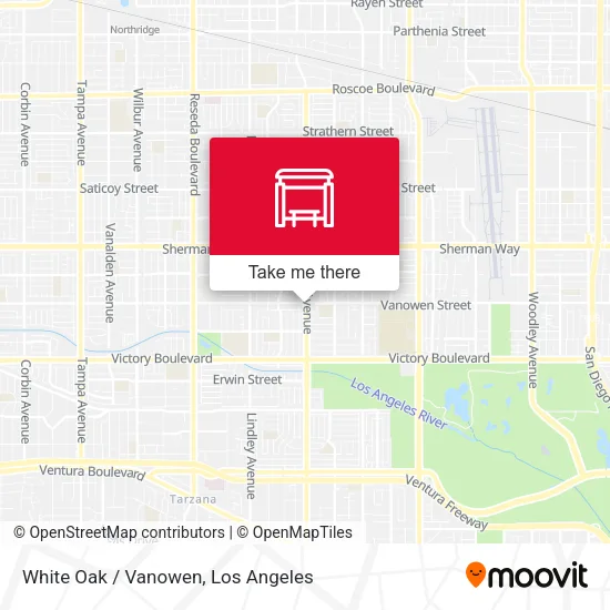 White Oak / Vanowen map