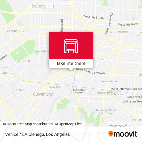 Venice / LA Cienega map