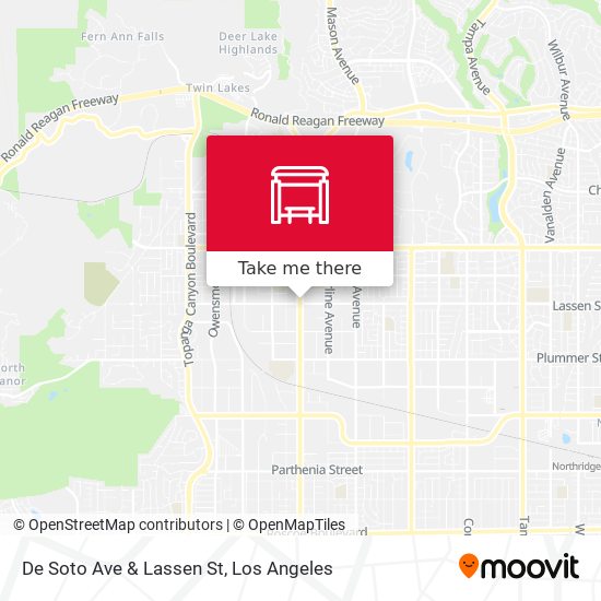 De Soto Ave & Lassen St map