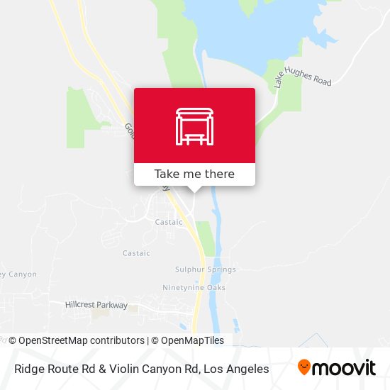 Mapa de Ridge Route Rd & Violin Canyon Rd