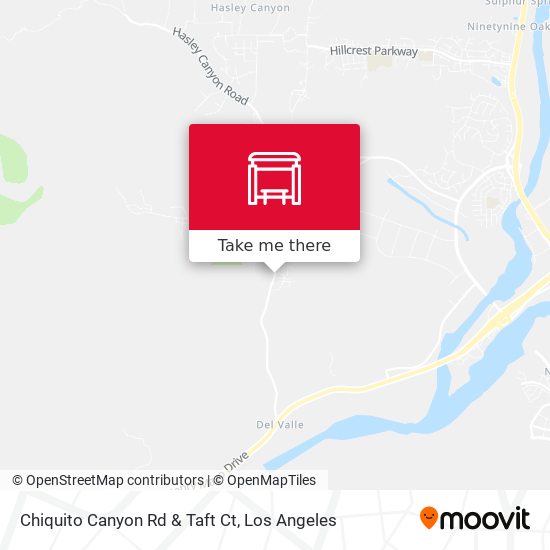 Mapa de Chiquito Canyon Rd & Taft Ct