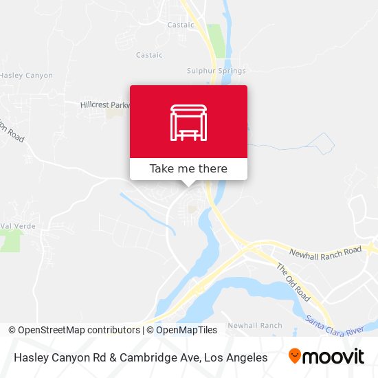 Mapa de Hasley Canyon Rd & Cambridge Ave