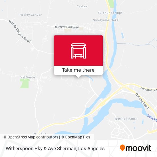 Witherspoon Pky & Ave Sherman map