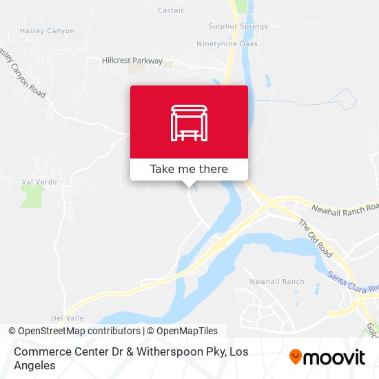 Commerce Center Dr & Witherspoon Pky map