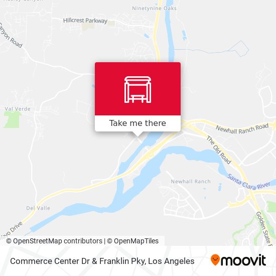 Commerce Center Dr & Franklin Pky map