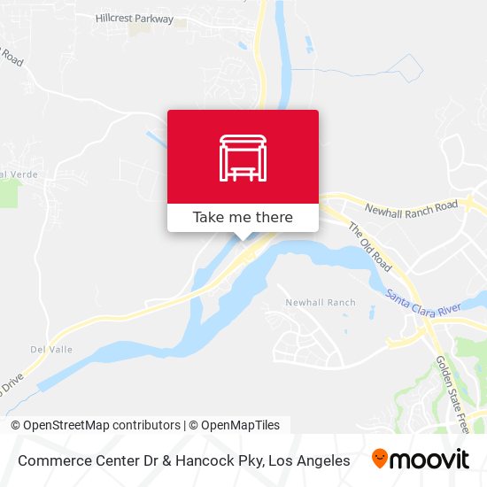 Mapa de Commerce Center Dr & Hancock Pky