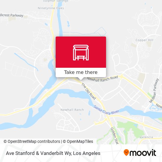 Mapa de Ave Stanford & Vanderbilt Wy