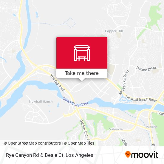Rye Canyon Rd & Beale Ct map
