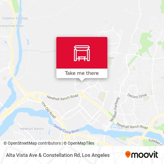 Mapa de Alta Vista Ave & Constellation Rd