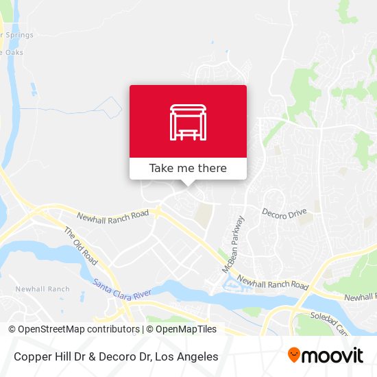 Copper Hill Dr & Decoro Dr map