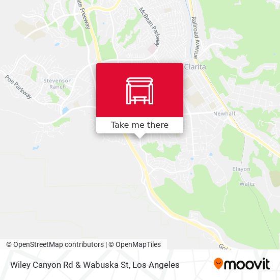 Wiley Canyon Rd & Wabuska St map