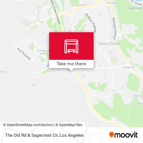 The Old Rd & Sagecrest Cir map